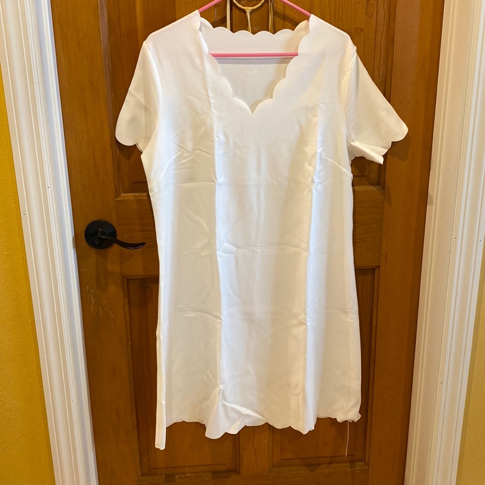 White dress!